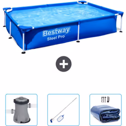 Choisissez la commodité et le confort cet été Avec ce forfait piscine d' Bestway , vous pouvez choisir la la commodité et Con ...
