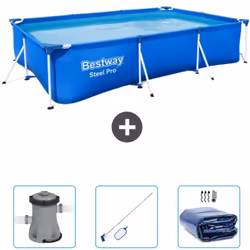 Choisissez la commodité et le confort cet été Avec ce forfait piscine d' Bestway , vous pouvez choisir la la commodité et Con ...