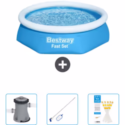 Choisissez la commodité et le confort cet été Avec ce forfait piscine d' Bestway , vous pouvez choisir la la commodité et Con ...
