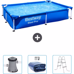 Choisissez la commodité et le confort cet été Avec ce forfait piscine d' Bestway , vous pouvez choisir la la commodité et Con ...