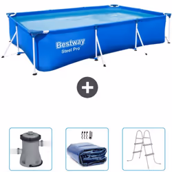 Choisissez la commodité et le confort cet été Avec ce forfait piscine d' Bestway , vous pouvez choisir la la commodité et Con ...