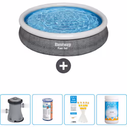 Choisissez la commodité et le confort cet été Avec ce forfait piscine d' Bestway , vous pouvez choisir la la commodité et Con ...