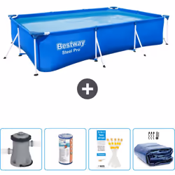 Choisissez la commodité et le confort cet été Avec ce forfait piscine d' Bestway , vous pouvez choisir la la commodité et Con ...