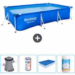 Choisissez la commodité et le confort cet été Avec ce forfait piscine d' Bestway , vous pouvez choisir la la commodité et Con ...