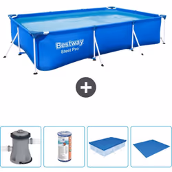 Choisissez la commodité et le confort cet été Avec ce forfait piscine d' Bestway , vous pouvez choisir la la commodité et Con ...