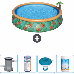 Choisissez la commodité et le confort cet été Avec ce forfait piscine d' Bestway , vous pouvez choisir la la commodité et Con ...