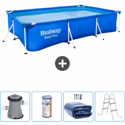 Choisissez la commodité et le confort cet été Avec ce forfait piscine d' Bestway , vous pouvez choisir la la commodité et Con ...