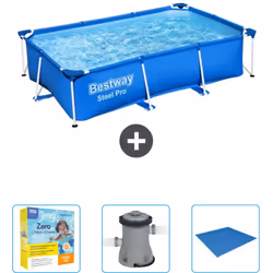 Choisissez la commodité et le confort cet été Avec ce forfait piscine d' Bestway , vous pouvez choisir la la commodité et Con ...