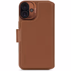 Decoded Leather Detachable Wallet, Étui avec portefeuille, Apple, iPhone 16, 15,5 cm (6.1"), Marron