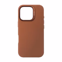 Coque pour iPhone 16 Pro Antichocs en Cuir Compatible MagSafe Decoded Marron clair