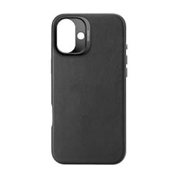 Coque pour iPhone 16 Plus Antichocs en Cuir Compatible MagSafe Decoded Noir