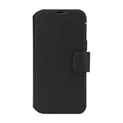 Étui pour iPhone 16 Pro Max - Decoded - Housse MagSafe - Cuir pleine fleur - Compartiments cartes - Semi-rigide