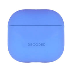 Decoded Coque pour AirPods 4 en Silicone Antichocs avec Indicateur LED Bleu