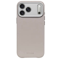 Coque Magsafe - DECODED - iPhone 17 Pro - Cuir pleine fleur - Antichocs - Beige