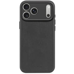 Decoded Coque en Cuir pour iPhone 17 Pro Max Compatible MagSafe Noir