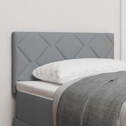 Tête De Lit Avec Des Lumières À Led Gris Clair 80 Cm Tissu Vidaxl
