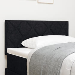 Tête de lit LED vidaXL avec design à blocs en diamant noir 90 cm tissu 3338189