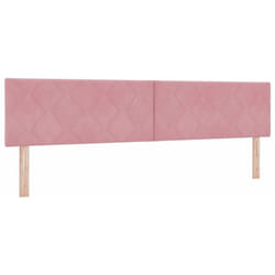 Tête de Lit led avec des lumières à led Rose 200 cm Velours Vidaxl