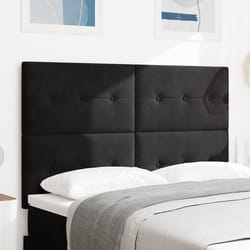 Tête de lit LED vidaXL Noire 80 cm en Velours 3338445