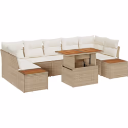 Cet ensemble salle à manger en 8 pièces mélange style et confort, c'est un super ajout pour n'importe quel espace extérieur. ...