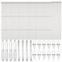 vidaXL Poteaux de clôture 52 pcs Ø32 mm 210 cm Acier galvanisé