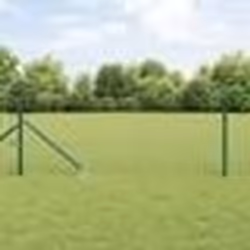 Poteaux de clôture vidaXL avec pointe 52 pcs Ø32 mm 100 cm en acier galvanisé