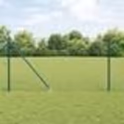 Poteaux de clôture vidaXL avec pointe 26 pcs Ø32 mm 160 cm Acier galvanisé