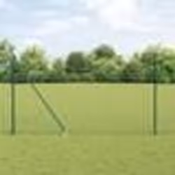 poteaux de clôture vidaXL avec pointe 26 pcs Ø32 mm 170 cm en acier galvanisé