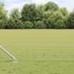 Poteaux de clôture vidaXL avec picots 26 pcs Ø32 mm 100 cm en acier galvanisé