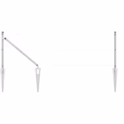 Ce Pieu de Clôture à Pointes en Acier Galvanisé est essentiel pour sécuriser votre clôture extérieure. Il vous offre stabilit ...