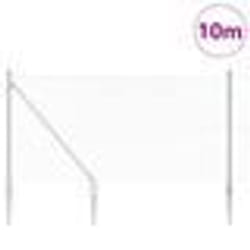 vidaXL Jeu de Poteaux de Clôture Argent 10 x 1.2 m Acier galvanisé