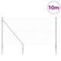 vidaXL Jeu de Poteaux de Clôture Argent 10 m x 1.2 m Acier galvanisé