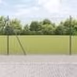 vidaXL Jeu de Poteaux de Clôture Argent 10 x 1.6 m Acier galvanisé