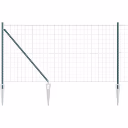 La clôture euro vidaXL est top pour booster votre espace extérieur tout en gardant votre intimité. Fabriquée en acier galvani ...