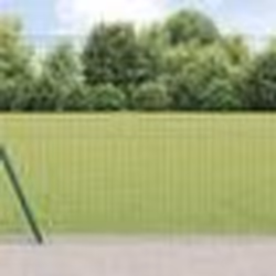 vidaXL Clôture Euro avec 7 poteaux à bride 1.2x10 m en acier galvanisé