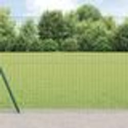 vidaXL Clôture Euro avec 7 poteaux à bride 1.2x10 m en acier galvanisé