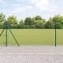 vidaXL Clôture Euro avec 13 poteaux 0.8x25 m en acier galvanisé