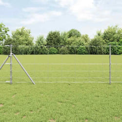 vidaXL Clôture de champ 0,8 x 50 m en acier galvanisé