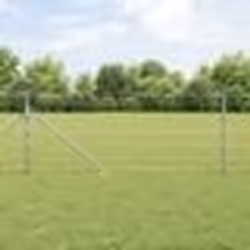 vidaXL Clôture 0,8 x 25 m en acier galvanisé