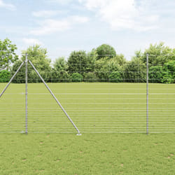 vidaXL Clôture 1,6x25 m en acier galvanisé