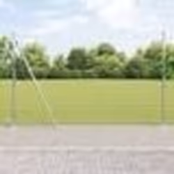 vidaXL Clôture de champ en acier galvanisé de 1,5 x 25 m