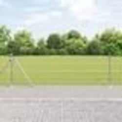 vidaXL Clôture de Champ 0,8 x 100 m en acier galvanisé