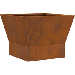 Vidaxl - Foyer Carré 40x40x30 cm en Acier Vieilli