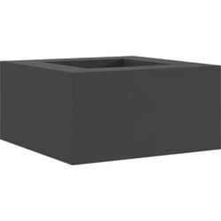 Vidaxl - Foyer carré Noir 80x80x40 cm Acier