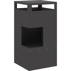 Vidaxl - Feu de camp Noir 50x50x100 cm Acier