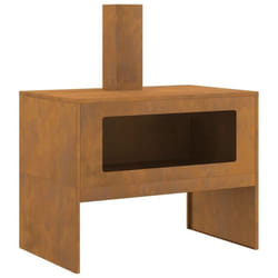 Vidaxl - Braise Marron 80 x 50 x 96 cm Acier résistant aux intempéries
