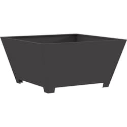 Vidaxl - Brasero Carré Noir 80x80x40 cm Acier