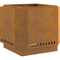 Vidaxl - Foyer sans fumée 58x58x51 cm en acier