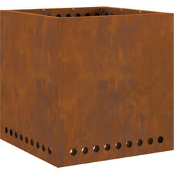Vidaxl - Foyer sans fumée Carré 48x48x50 cm en Acier résistant aux intempéries