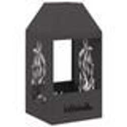 vidaXL brasero Noir 50x50x100 cm Acier